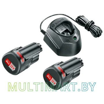 Аккумулятор с зарядным устройством Bosch 1600A01L3E (12В/1.5 Ah + 12В)